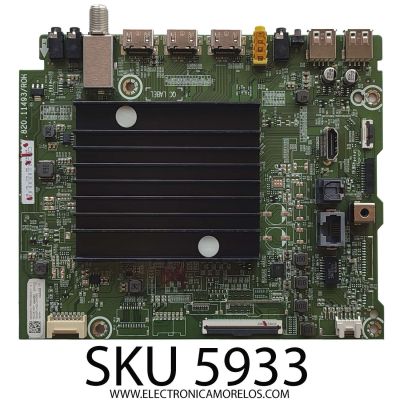 MAIN PARA TV HISENSE ORIGINAL 4K UHD HDR GOOGLE TV / NUMERO DE PARTE 324450 / RSAG7.820.11493/ROH / 65A53FUA(0012) / 324451 / PANEL HD650Y1U41-T0LBBY\GM\MCKD3A\ROH / DISPLAY JR645R3HA3L / MODELOS 65A6H / 65A65H